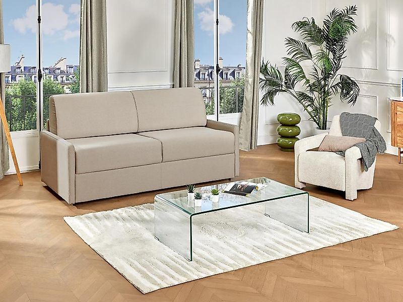 Schlafsofa 3-Sitzer - Liegefläche: 140 cm - Matratzenhöhe: 22 cm mit Memory günstig online kaufen