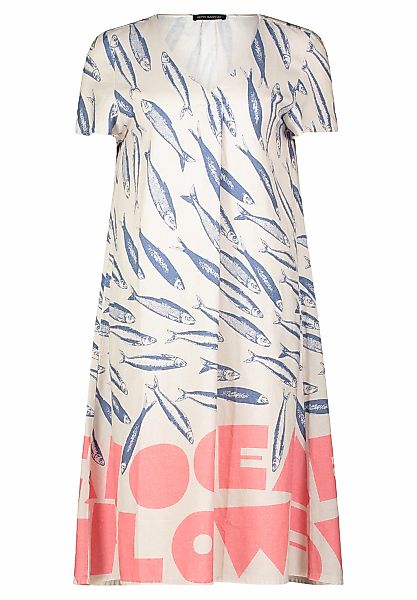 Betty Barclay Sommerkleid "Betty Barclay Damen Leinenkleid mit V-Ausschnitt günstig online kaufen