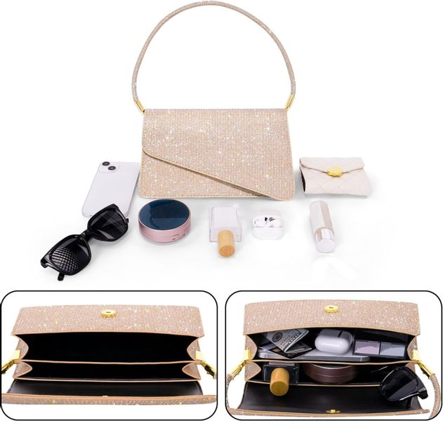 Coonoor Clutch Pailletten Handtasche Damen Klein günstig online kaufen