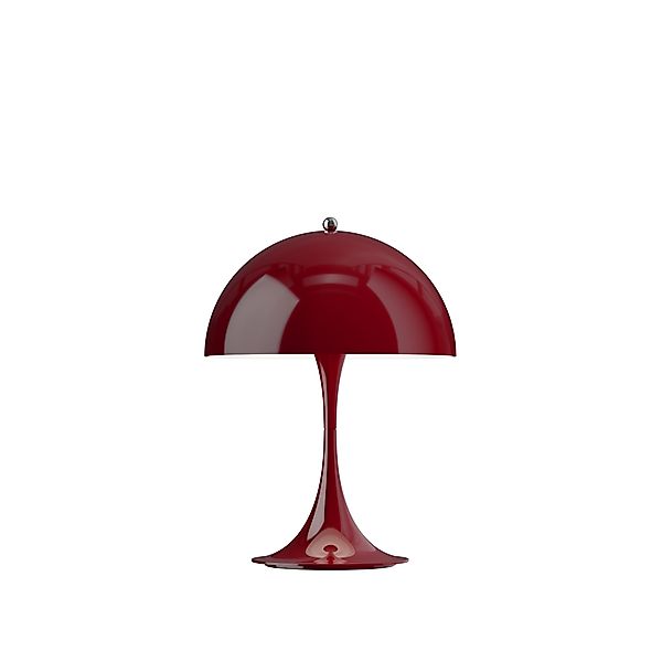 Panthella 250 tragbare Tischleuchte Opak Burgundy günstig online kaufen