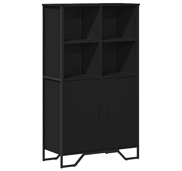 vidaXL Highboard Highboard Schwarz 79,5x35,5x137,5 cm Holzwerkstoff (1 St) günstig online kaufen