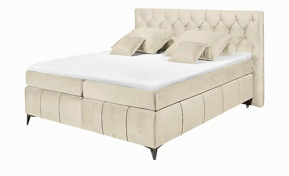 meinBett Boxspringbett  Pembroke ¦ creme ¦ Maße (cm): B: 200 H: 121 Betten günstig online kaufen