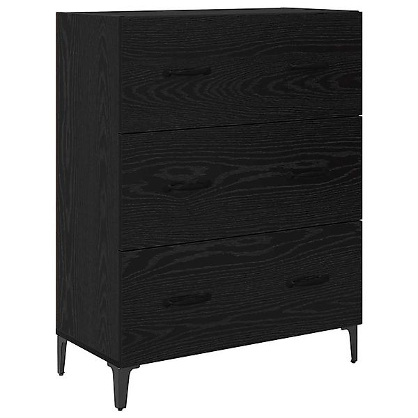 vidaXL Sideboard mit Schubladen Schwarz Eichen-Optik 69,5 x 34 x 90 cm 8806 günstig online kaufen