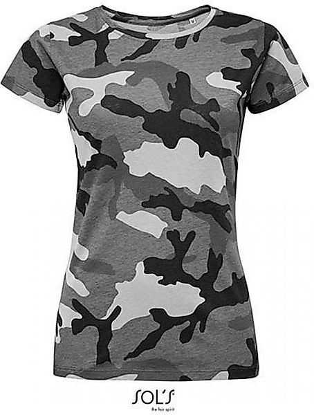 SOLS Rundhalsshirt Womens Camo / Tarn günstig online kaufen