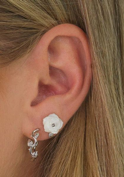 Engelsrufer Paar Ohrstecker Rose, ERE-ROSE-PE-ST, mit günstig online kaufen