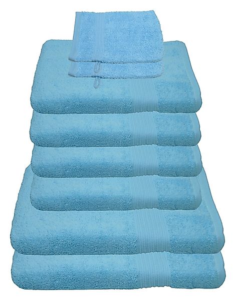 Julie Julsen Handtücher 8-Handtücher-Hellblau, Baumwolle (8-St) günstig online kaufen