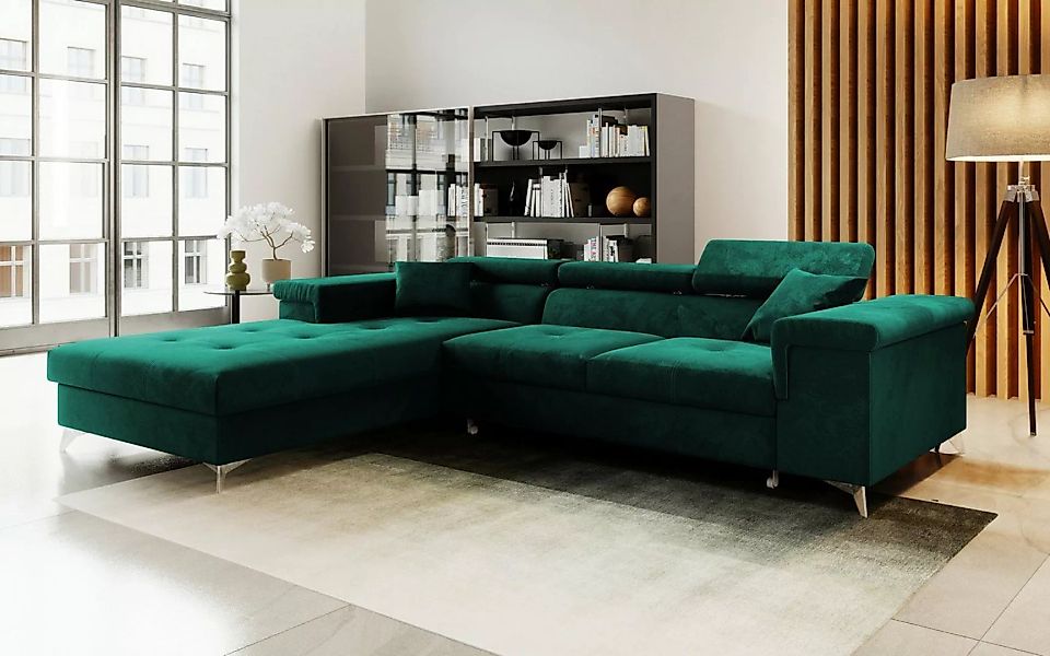 DB-Möbel Wohnlandschaft Schlafcouch Marokko in L-Form 280 cm, Ecksofa Wohnl günstig online kaufen