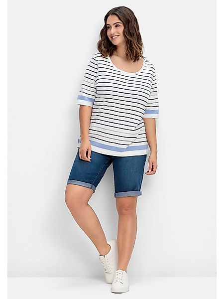 Sheego Bermudas Große Größen aus elastischer günstig online kaufen