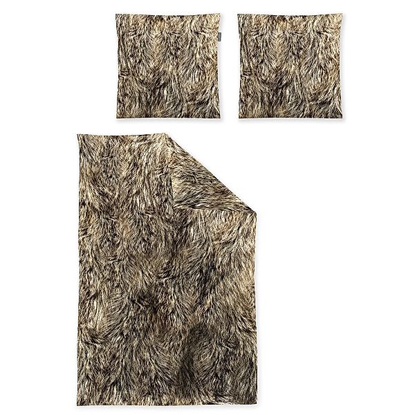 Irisette Flausch Cotton Bettwäsche Zobel 8555-80 Kaninchenfell 135x200 günstig online kaufen