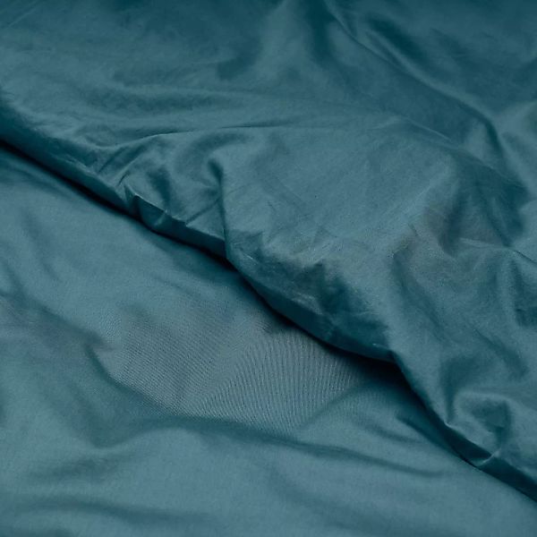 Hylia Bettwaescheset (135 x 200 cm) aus 100 % Baumwollsatin, Blaugruen - MA günstig online kaufen