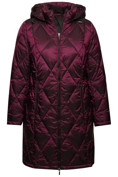 Ulla Popken Funktionsjacke HYPRAR Steppjacke Kapuze günstig online kaufen