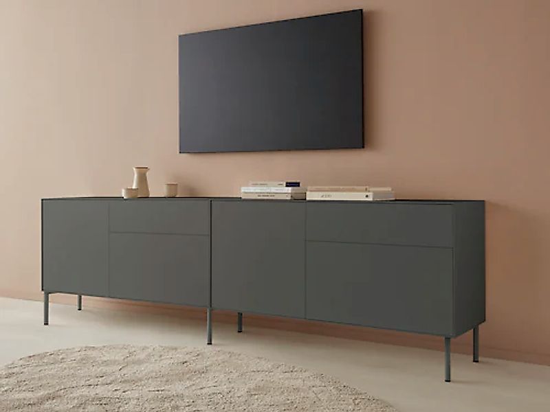 LeGer Home by Lena Gercke Lowboard »Essentials«, (2 St.), Breite: 254cm, MD günstig online kaufen