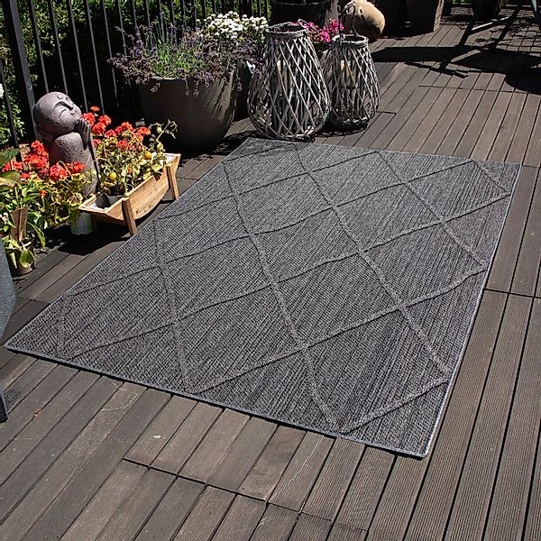 Carpettex Outdoorteppich Boho-Design, Läufer, Höhe: 8 günstig online kaufen
