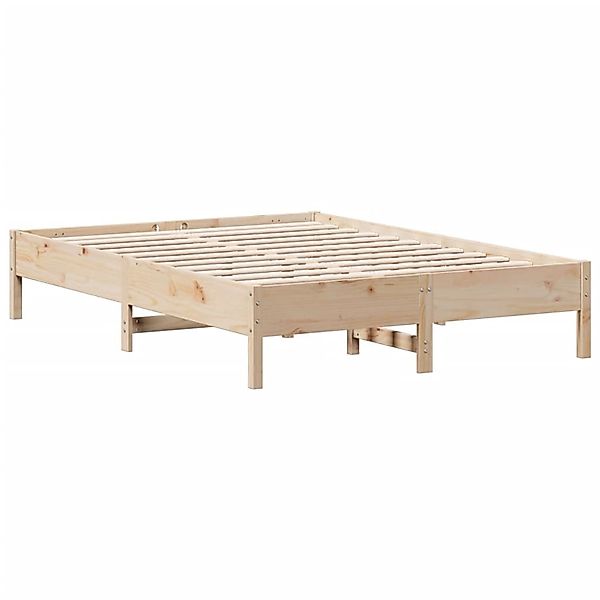 vidaXL Massivholzbett ohne Matratze 140x200 cm Kiefernholz 842698 günstig online kaufen