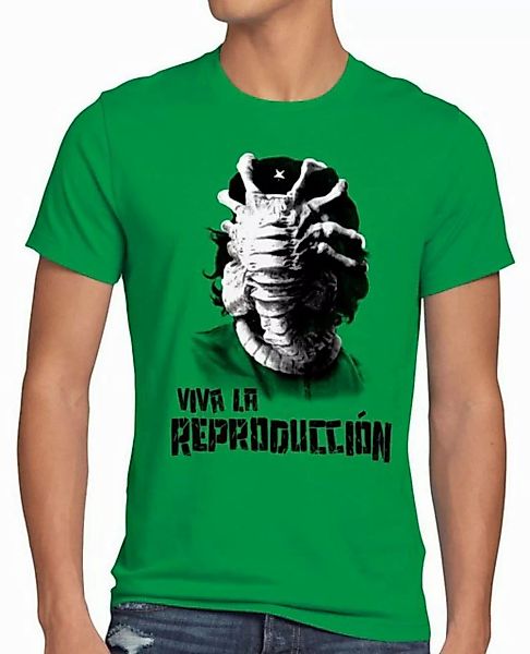 style3 T-Shirt Viva Facehugger alien che guevara revolution kuba xenomorph günstig online kaufen