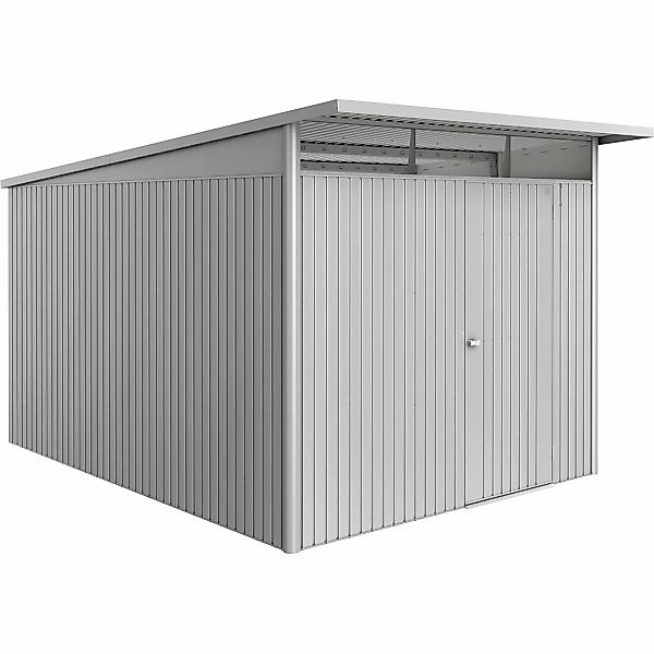 Biohort Metall-Gerätehaus AvantGarde ECO Gr. A8 silber-metallic Standardtür günstig online kaufen