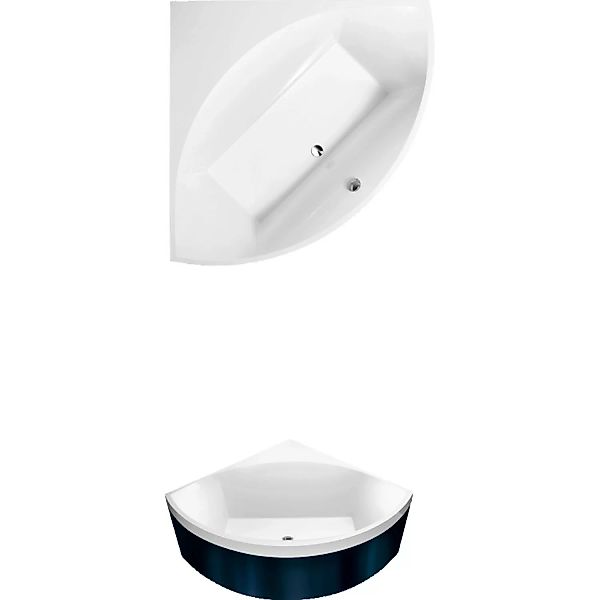 Villeroy & Boch Eck-Badewanne Squaro 145 cm x 145 cm Weiß Alpin günstig online kaufen
