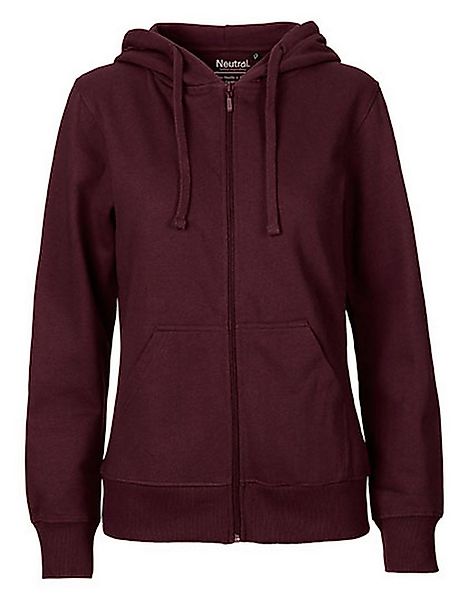 Neutral Kapuzenpullover Ladies´ Zip Hoodie günstig online kaufen