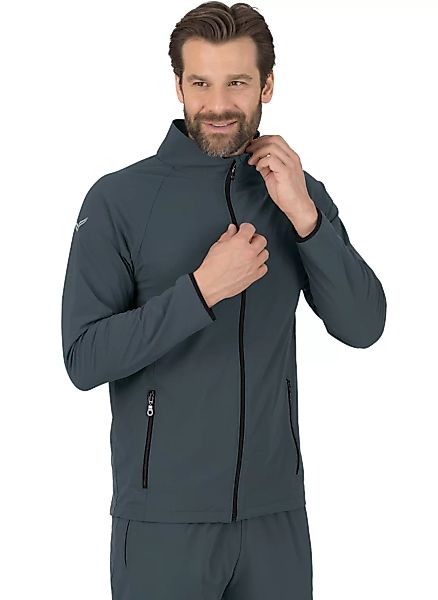 Trigema Trainingsjacke "TRIGEMA Raglan-Jacke mit Netzinnenfutter", (1 St.) günstig online kaufen