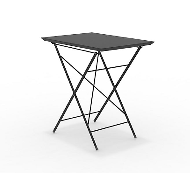 STEP - Faltbarer Gartentisch 70x50 cm schwarz günstig online kaufen