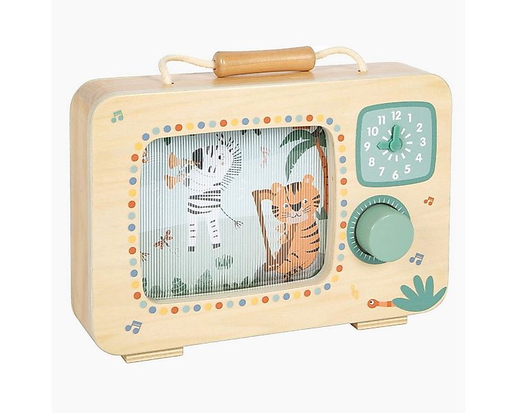 Small Foot Spieluhr Spieluhr Fernseher Safari, (packung, 1-tlg), beim Drehe günstig online kaufen
