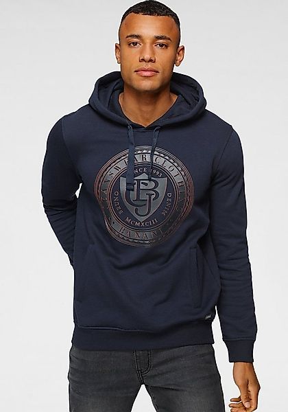 Bruno Banani Kapuzensweatshirt Langarm, schmale Passform, bedruckte Optik günstig online kaufen