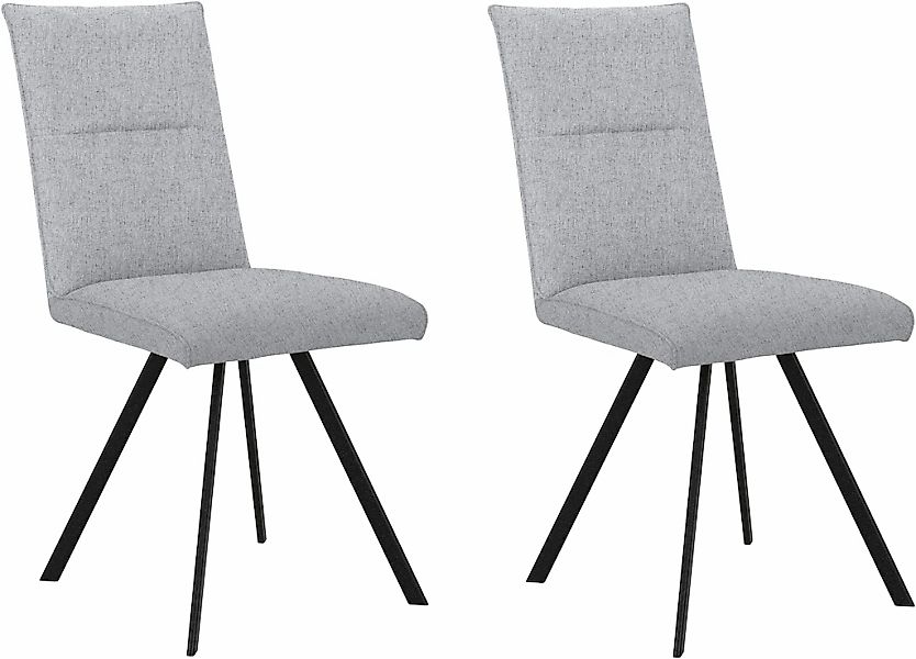 Home affaire 4-Fußstuhl "Sava" (Set) 2 Stk.Metallgestell günstig online kaufen