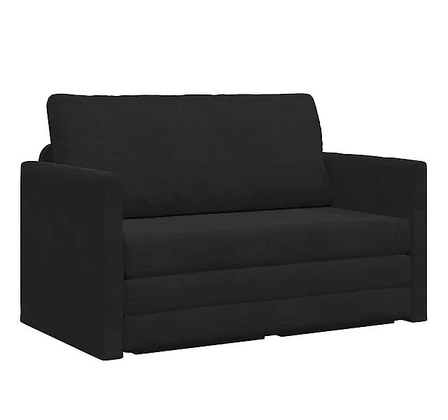 vidaXL Sofa Schlafsofa Schwarz 124 x 71 x 78 cm Samt, 1 Teile günstig online kaufen