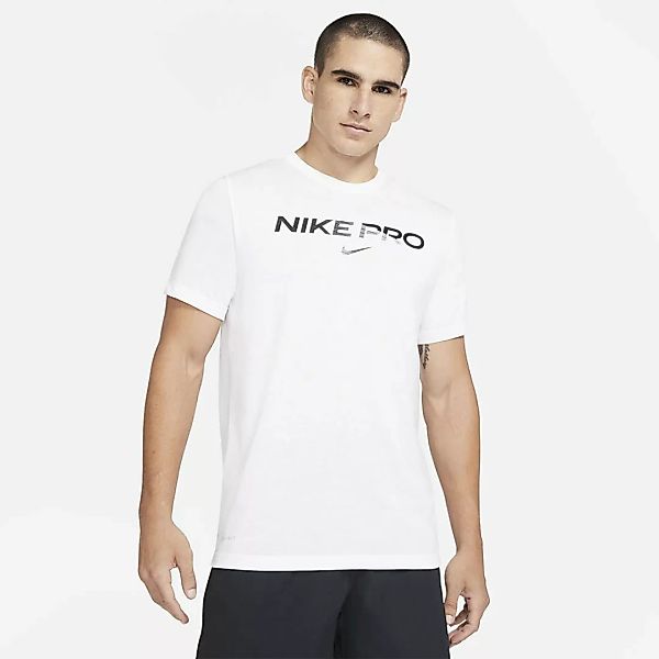 Nike Pro Dri Fit Kurzarm T-shirt M White günstig online kaufen