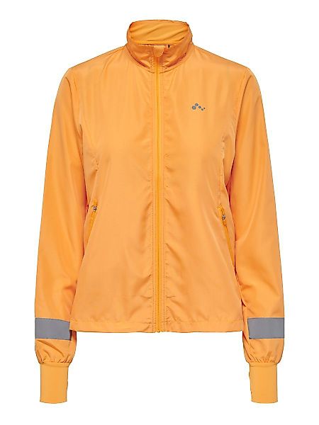 ONLY Reißverschluss Lauf Trainingsjacke Damen Orange günstig online kaufen