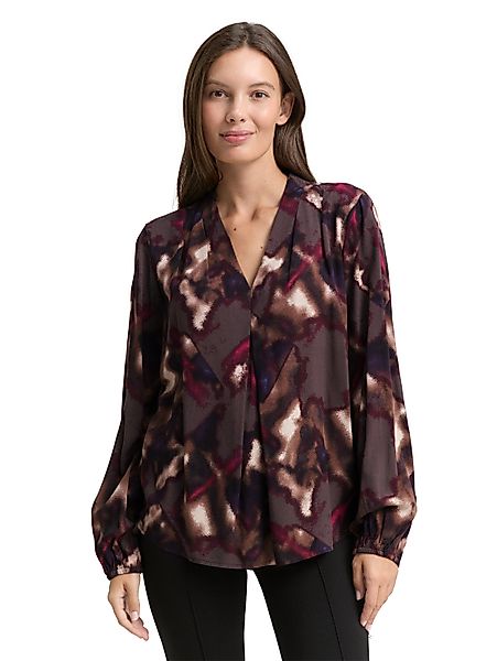 TOM TAILOR Klassische Bluse mit All-Over günstig online kaufen