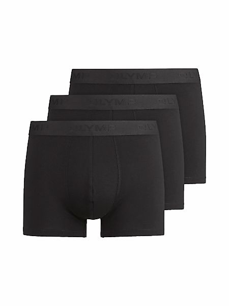 OLYMP Boxershorts, 3 Stk. mit Ton-in-Ton Markenlogo günstig online kaufen