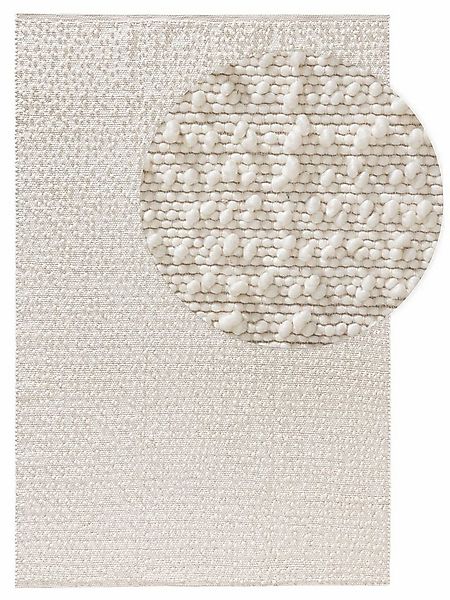 benuta Wollteppich Lana, rechteckig, Höhe: 5 mm, Teppich Wohnzimmer, Schlaf günstig online kaufen