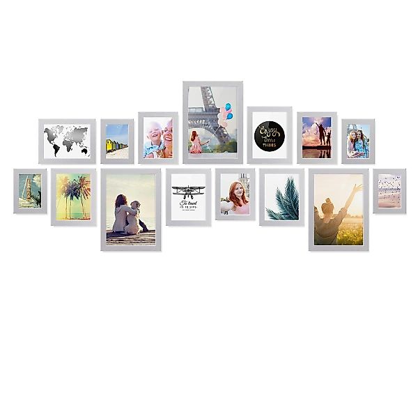 PHOTOLINI Bilderrahmen 15er Set breite Rahmen günstig online kaufen