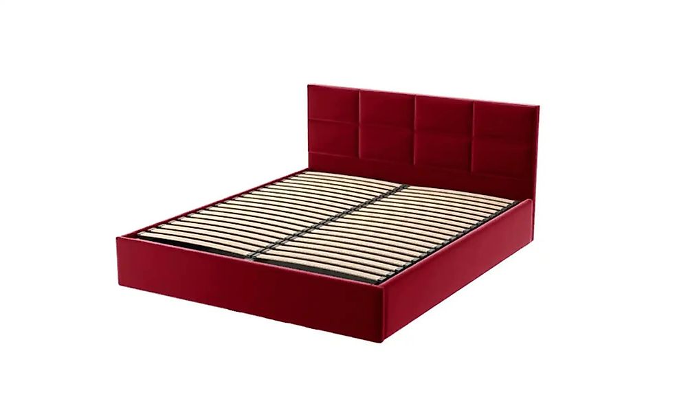 Polsterbett 200x200 Beige   ¦ rot ¦ Maße (cm): B: 169 H: 90 Betten > Polste günstig online kaufen