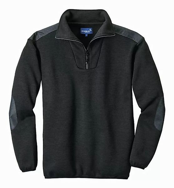 SCHEIBLER WORKWEAR Sweatshirt Troyer Mellum, anthrazit/schwarz günstig online kaufen