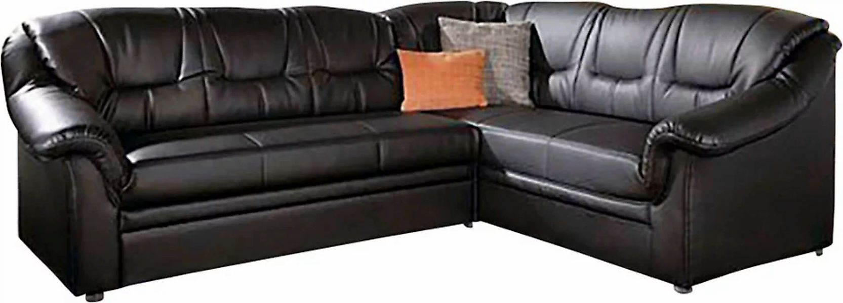 DOMO collection Ecksofa "Montana, zeitlose Rückensteppung, bequeme Armlehne günstig online kaufen