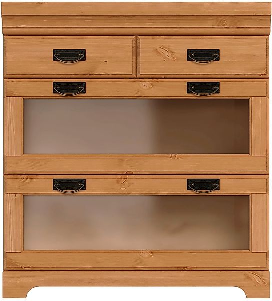 Home affaire Unterschrank "Rügen" Breite 80 cm, Kiefer massiv, Schubkästen günstig online kaufen