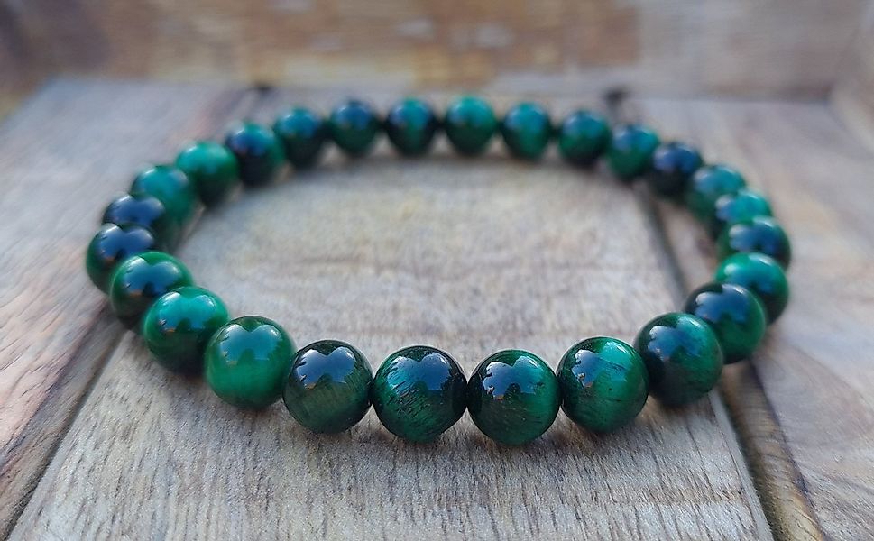 NAHLE Armband Naturstein Perlenarmband Tigerauge, mit Tigerauge günstig online kaufen