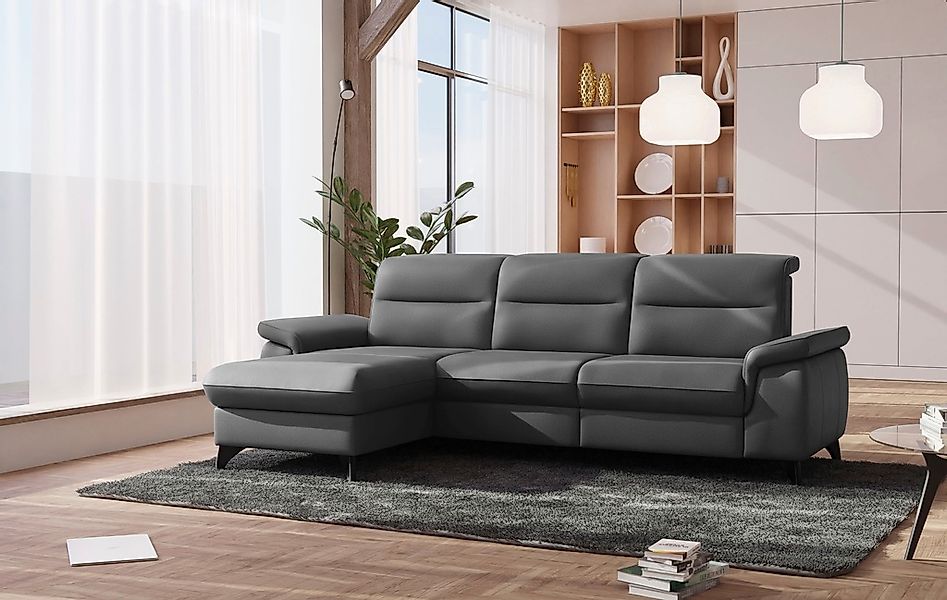 sit&more Ecksofa "Astoria L-Form" wahlweise mit motorischer Relaxfunktion günstig online kaufen