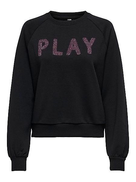 ONLY Print- Sweatshirt Damen Schwarz günstig online kaufen