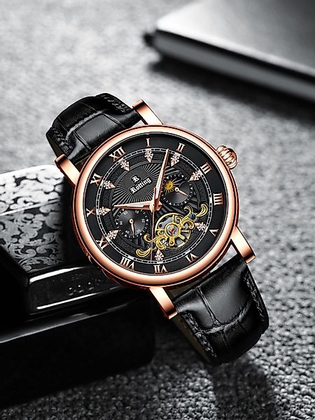 Rötting Design Automatikuhr Automatikuhr Herrenuhr Tag/Nacht günstig online kaufen