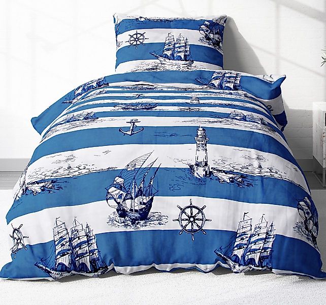 Heubergshop Bettwäsche, Renforcé, 2 teilig, 155x220cm günstig online kaufen