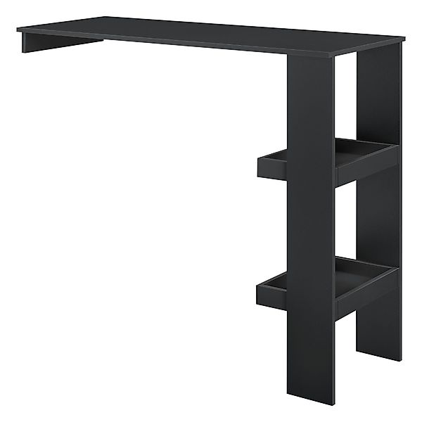 en.casa Bartisch, Sölvesborg Stehtisch 120x45x106cm Schwarz günstig online kaufen