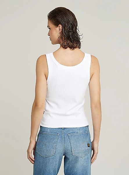 G-STAR T-Shirt "Slim Rib Tanktop" günstig online kaufen