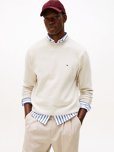 Tommy Hilfiger Sweatshirt ESS SEASONAL FLEECE CREWNECK mit Rundhals und Sti günstig online kaufen