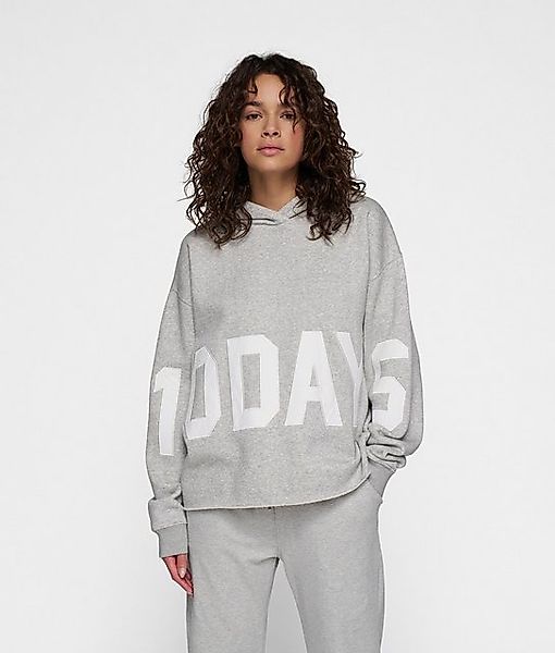 10DAYS Rundhalspullover THE STATEMENT LOGO HOODIE günstig online kaufen