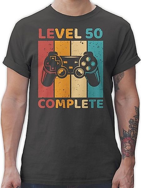 Shirtracer T-Shirt Level 50 Complete - Fünfzig Freigeschalten Unlocked Comp günstig online kaufen