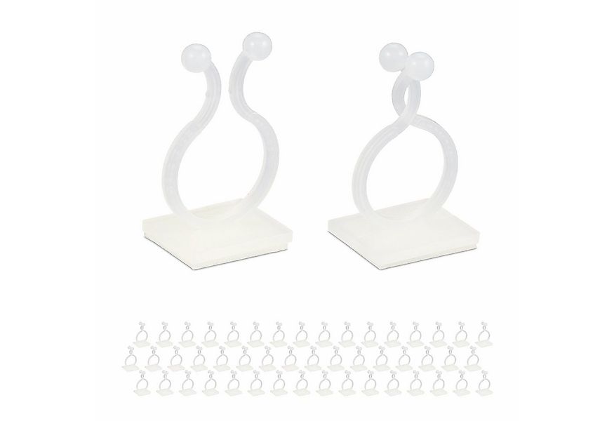 relaxdays Gartenpflege-Set Pflanzenclips selbstklebend im 240er Set günstig online kaufen