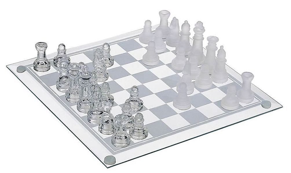 HAC24 Lernspielzeug Glas Schachspiel Schachbrett Schachset günstig online kaufen